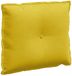 vidaXL - Coussin de dossier - Jaune - 60 x 50 cm - Tissu velours côtelé
