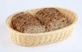 Assheuer + Pott Buffetmand economic - ovaal - 28.5x17x8.5 cm - Bruin - Set van 2 stuks