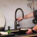 Quooker Flex Round Gun Metal with Combi Reservoir