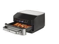 Fagor Naturfry SmartCrust-luchtfriteuse met dubbele weerstand, vermogen 2200 W, 7 l inhoud, led-touchscreen, 10 vooraf ingestelde menu's, temperatuurregeling 40-230 °C