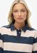 Superdry Athletic Essentials Chemise de rugby à rayures pour femme Manches longues Coton Taille 12 Lauren Bleu marine/Rayure rose