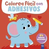 Colorea fácil con adhesivos. Elefante 9788408311942