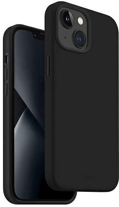 Uniq Lino Serie - iPhone 14 Plus Hoes - Zwart