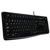 Logitech K120 Bedraad Toetsenbord voor Windows, Spaans QWERTY indeling - Zwart