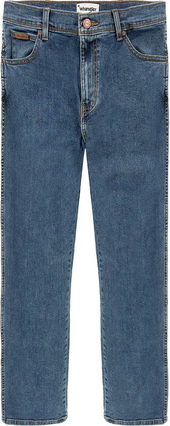 Wrangler Texas Slim Stone Wash Jeans - Men - Slim Fit - STONEWASH - W31 / L30
