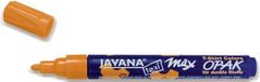 Javana Oranje textiel stift - Javana Texi Max - 2-4 mm kogelpunt