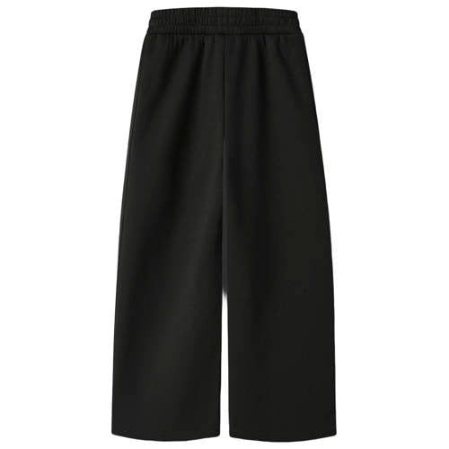 NAME IT KIDS wide leg sweatpants met studs - zwart