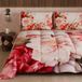PETTI Artigiani Italiani Bedrukt winterdekbed 270 × 260 cm | Bloemen 04 152