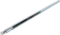 Schellenberg 11106 vierkante schacht voor rolluikzwengel - zijkant 8 mm, lengte 300 mm, grijs, 8/300 mm
