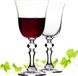 Verre à vin rouge élégant style vintage - Verre de cristal - 220 ml - Set de 2