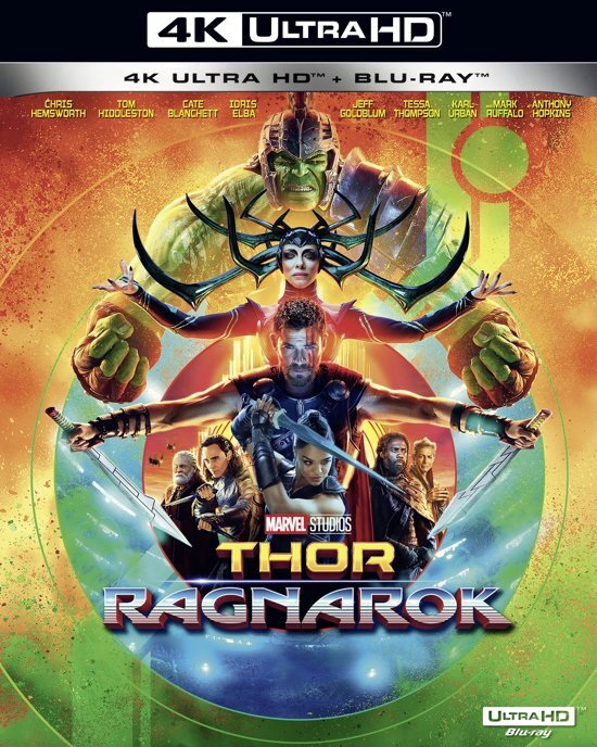 - Thor: Ragnarok (4K Ultra HD Bluray) (Import zonder NL blu-ray (4K)