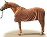 HKM Zweetdeken Bies Fleece Bruin/goud 175