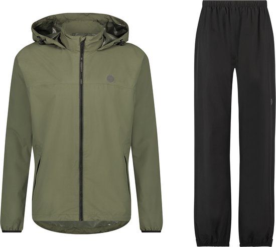 GO Regenpak Essential Unisex - Groen - L - Waterdicht & Ademend