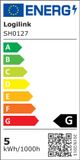 LogiLink Wi-Fi slimme RGB+W LED-strip zelfklevend 5 meter