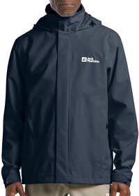 Jack Wolfskin Trailtime 2L Jas Heren - Maat L - Donkerblauw - Lente/Zomer 2025