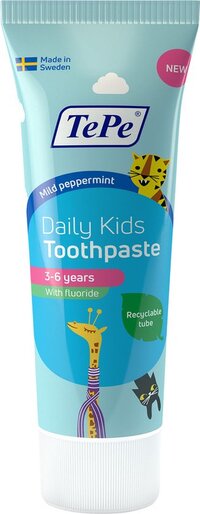 TePe Daily™ Kindertandpasta 3 - 6 jaar - 75 ml