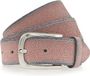 b.belt Riem Tessa Gold Ledergürtel W90 Nectar / Silver Metallic Zalmroze