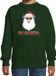 Bellatio Decorations Bol Foute kersttrui / sweater - DJ Santa / Kerstman - groen - voor kinderen - 170/176