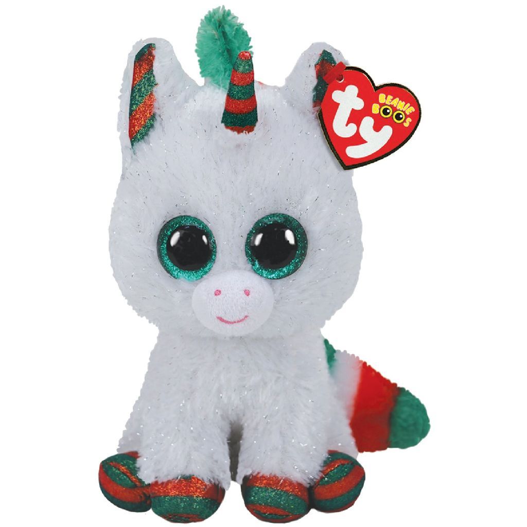 TY Beanie Boos Christmas Unicorn - 15cm - Knuffel