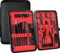 ATV PERFECTUM Luxe 18-delige Manicure Set - Zwart
