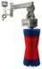 Kerbl HappyCow koeborstel MaxiSwing Rood/Blauw Metaal
