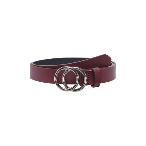 ONLY CARMAKOMA CARRASMI imitatieleren riem Plus Size - bordeauxrood