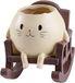 Merkloos Swing Face Planter Pot - Cute Cat Rocking Chair Resin Flowerpot