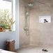 Hansgrohe RainDrain Compact - Douchegoot 80 cm, met rooster, geborsteld roestvrij staal 56178800