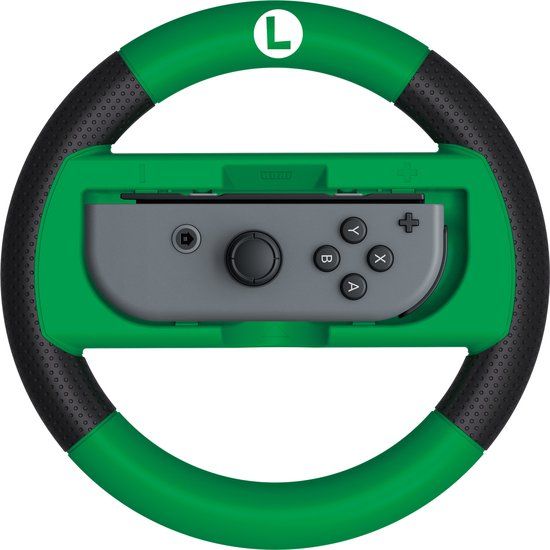 Hori Mario Kart 8 Deluxe Racing Wheel Luigi - Nintendo Switch