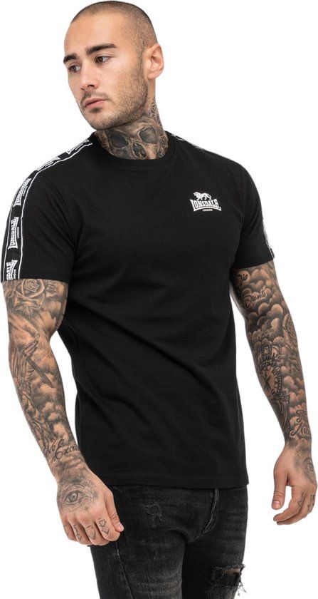 Lonsdale London BRINDISTER Heren T-shirt - Zwart - XXL