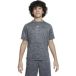 Nike Multi Garçon Dri-FIT Haut à Manches Courtes Noir/Gris Fumée Clair