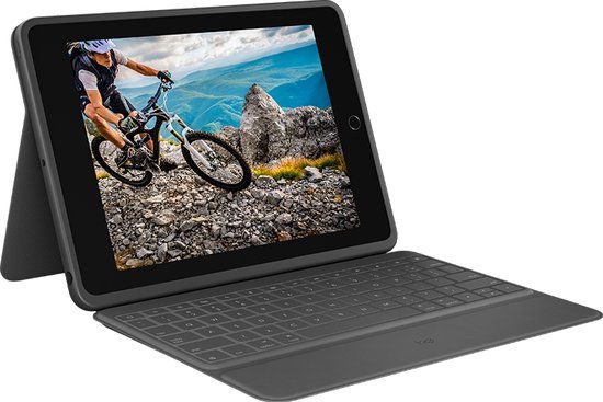 Logitech Rugged Folio Grafiet USB Type-C QWERTY Italiaans