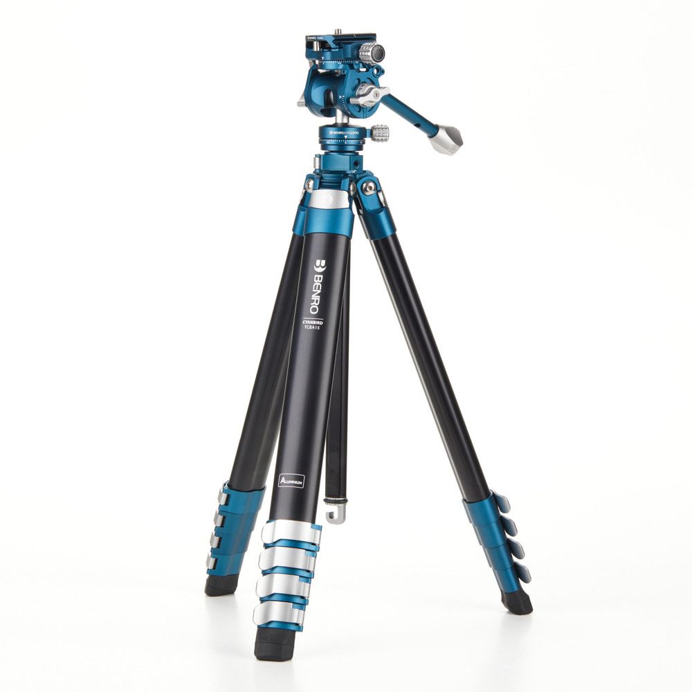 Benro TCBA15FS20PROC Tripod - Smartphone/Digital Camera - Black/Blue