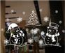 Svenska Living Kerst decoratie raamsticker - sneeuwdecoratie - versiering - 72 x 54 cm