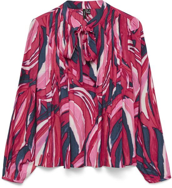 VERO MODA VMVERA VIOLET LS TOP WVN GA blouse roze