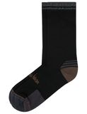 Jack Wolfskin PRELIGHT SOCK CL C Unisex Sportsokken - black - Maat 41-43