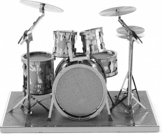 Metal Earth Drumset - 3D puzzel - Metaal - Niveau 3 - 7 x 6 x 3 cm