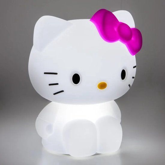 Hello Kitty Oplaadbare Silicone Lamp 18cm - Veelkleurig
