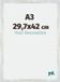 Your Decoration - Cadre photo A3 29,7x42 cm - MDF - Argent Brillant Vintage - Mura
