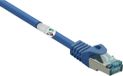 Renkforce RF-5043920 Câble réseau RJ45, câble de brassage CAT 6A S/FTP 15,00 m Bleu Sans accroche, ignifuge 1 pièce(s)