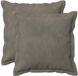 vidaXL - Taie d'oreiller - 2 pièces - BOIS - Gris clair - 50 x 50 cm - Coton satiné