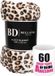 Bellatio Design Cadeau verjaardag 60 jaar vrouw - Fleece plaid/deken luipaard print met 60 great years awesome mok