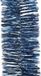 Decoris Kerstslinger - Donkerblauw - Glanzend Lametta - 270 cm
