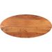 Acacia bois massif plateau de table ovale 110x50x2.5 cm plateau de table de remplacement