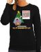 Bellatio Decorations Foute Kersttrui/sweater voor dames -doomsday - zwart - kalkoen - kerstfeest XXL