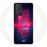 Maniacase Etui voor Samsung Galaxy A33 5G Stranger Things Logo Transparant Seizoen 4 Trailer 2022