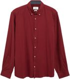 s.Oliver Hemd Lange mouw Katoen Bordeaux Regular Fit Mannen M