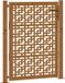 vidaXL Poort met kruisontwerp 100x150 cm weervast staal
