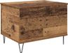 vidaXL Salontafel, gerecycled hout, 60 x 44,5 x 45 cm, houtvezel