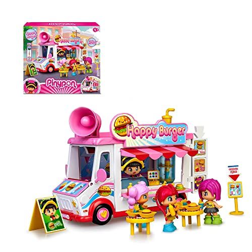 Pinypon - Happy Burger, Hamburger Foodtruck Playset - Famosa (700017210)